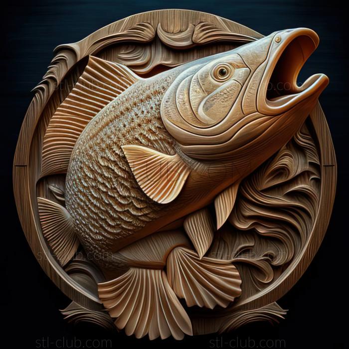 3D model st Voilehvost fish (STL)